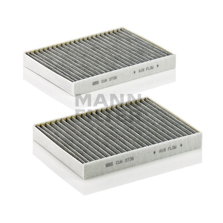 Mann-Filter 01-03 Bmw 525I/03-03 525I Sport Wagon Cabin Filter, Cuk2736-2 CUK2736-2